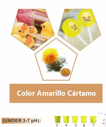 COLOR AMARILLO CARTAMO